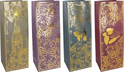Ajándéktáska palackhoz M 36 × 12,5 × 8,5 cm – egész éves