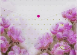 A4-es patentos irattartó boríték mintás – vegyes motívumok, 12 db/csomag