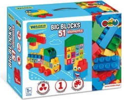 Építőjáték Nagy Kockák 51 db