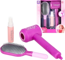 Fodrászkészlet gyerekeknek hajszárítóval és kiegészítőkkel