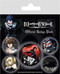 Death Note kitűzőkészlet – 5 db