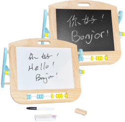 2Kids Toys mágneses kétoldalas asztali tábla számolóval