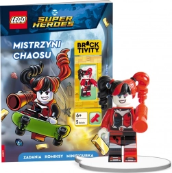 LEGO DC Super Heroes: A káosz mesternője – interaktív könyv Harley Quinn minifigurával
