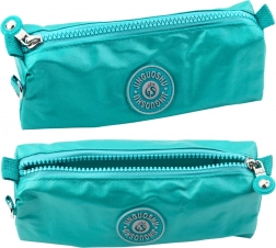 Iskolai tolltartó zöld zsebbel