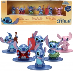 Fém figurák készlete STITCH és ANGEL 4 cm – 6 db