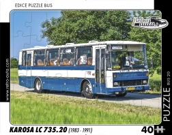 Retro Autók kirakó – Karosa LC 735.20 autóbusz, 40 darab