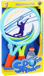 Strandröplabda-ütők labdával és kosárral