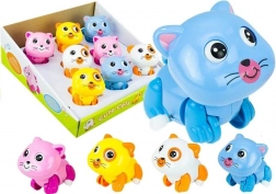 Felhúzható cica gyerekeknek, sétál és csóválja a farkát