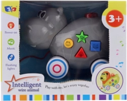 Húzható, elemes víziló gyerekeknek