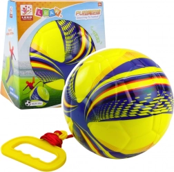 Sárga hablabda zsinóron zsugorítóval 14 cm