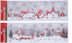 Karácsonyi ablakdekoráció 59,5 × 21 cm