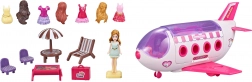 Repülőgép babával és kiegészítőkkel 28 cm
