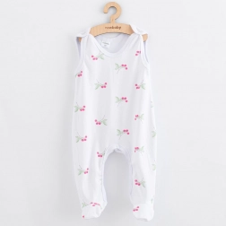 Újszülött rugdalózó New Baby Classic II málna 80