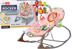 Rózsaszín Babahinta Oroszlán rezgéssel és hangzással