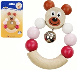 Detoa csörgő medve rózsaszín