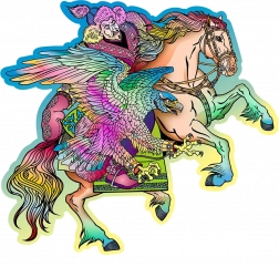 Fa puzzle Ló és Sas 250 darab