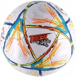színes futball labda 5-ös méret, varrott bőr, 23 cm
