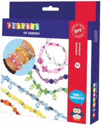 kreatív gyöngy karkötőkészítő készlet dobozban