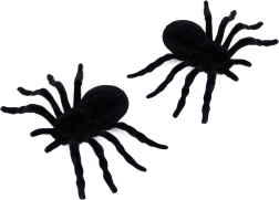 Dekorációs pókok Halloweenre 2 db