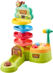 Interaktív Golyópálya Lejtő Szenzoros Katapult Kalapáccsal