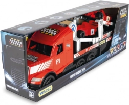 Magic Truck Sport Formula–1 világító teherautó utánfutóval és 2 F1 autóval