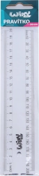 Átlátszó vonalzó 20 cm