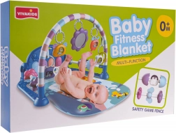 Interaktív játszószőnyeg babáknak zongorával és kiegészítőkkel