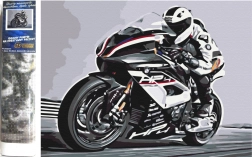 Gyémántfestés NORIMPEX – utcai motor 30 × 40 cm