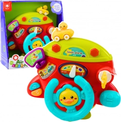 Interaktív repülőgép műszerfal kicsi pilótáknak