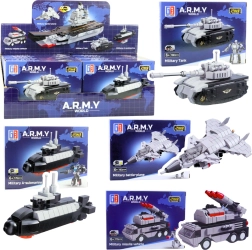 2 az 1-ben hadsereg építőkészlet – katonai járművek és robot