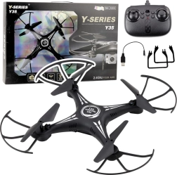 Drón S távirányítással könnyű és mozgékony giroszkóppal és LED-del