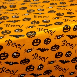 Halloween-i flanel asztalterítő 132 × 178 cm