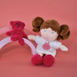 Doudou Jolijou Miss Blanche baba 21 cm