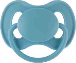 Canpol babies természetes gumiból készült cumi cseresznye NUDE 0–6 hónaposoknak, kék