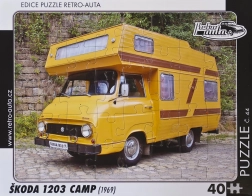 Puzzle Retro Autók Škoda 1203 Camp 40 darab
