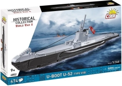 U-BOAT U-52 VIIB típusú tengeralattjáró építőkészlet 1:144 (474 elem)