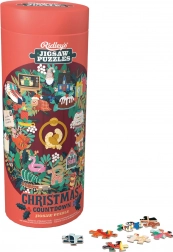 Kerek karácsonyi visszaszámlálás puzzle 1000 darab RIDLEY'S GAMES
