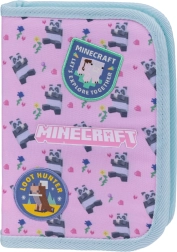 BAAGL egyszintes Minecraft Panda iskolai tolltartó