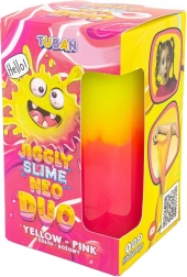 Tuban jiggly slime neo duo két színű 430 g sárga–rózsaszín