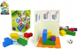 Qubolo társasjáték fa kockákkal szövetzsákban