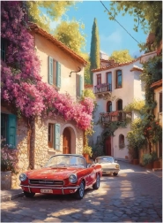Bougainvillea Street 1000 darabos puzzle