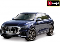 Audi SQ8 modell 1:32 kék a Bburagótól