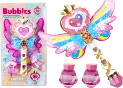 Buborékfújó pálca szárnyakkal Fények Hangok