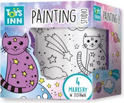 Kerámia bögre színezéshez macskamintával