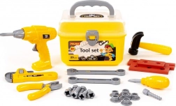 Gyermek szerszámos bőrönd 25 db-os készlet