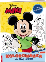Disney színező kód szerint matricákkal – Miki