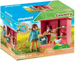 Playmobil Country – tyúkok csibékkel és tyúkól