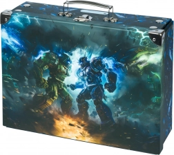 Összehajtható iskolai bőrönd Robotok