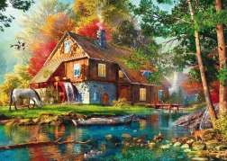 Puzzle Őszi vízimalom 1000 darabos SCHMIDT