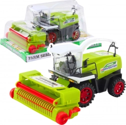 Zöld gyermek mozgó kombájn